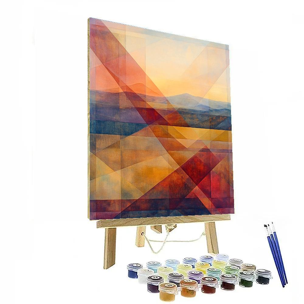 Paul Klee Inspired Chromatic Dreamscape Paint by numbers art