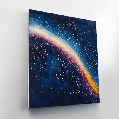 Georges Seurat Inspired Cosmic Tidal Drift DIY paint by numbers