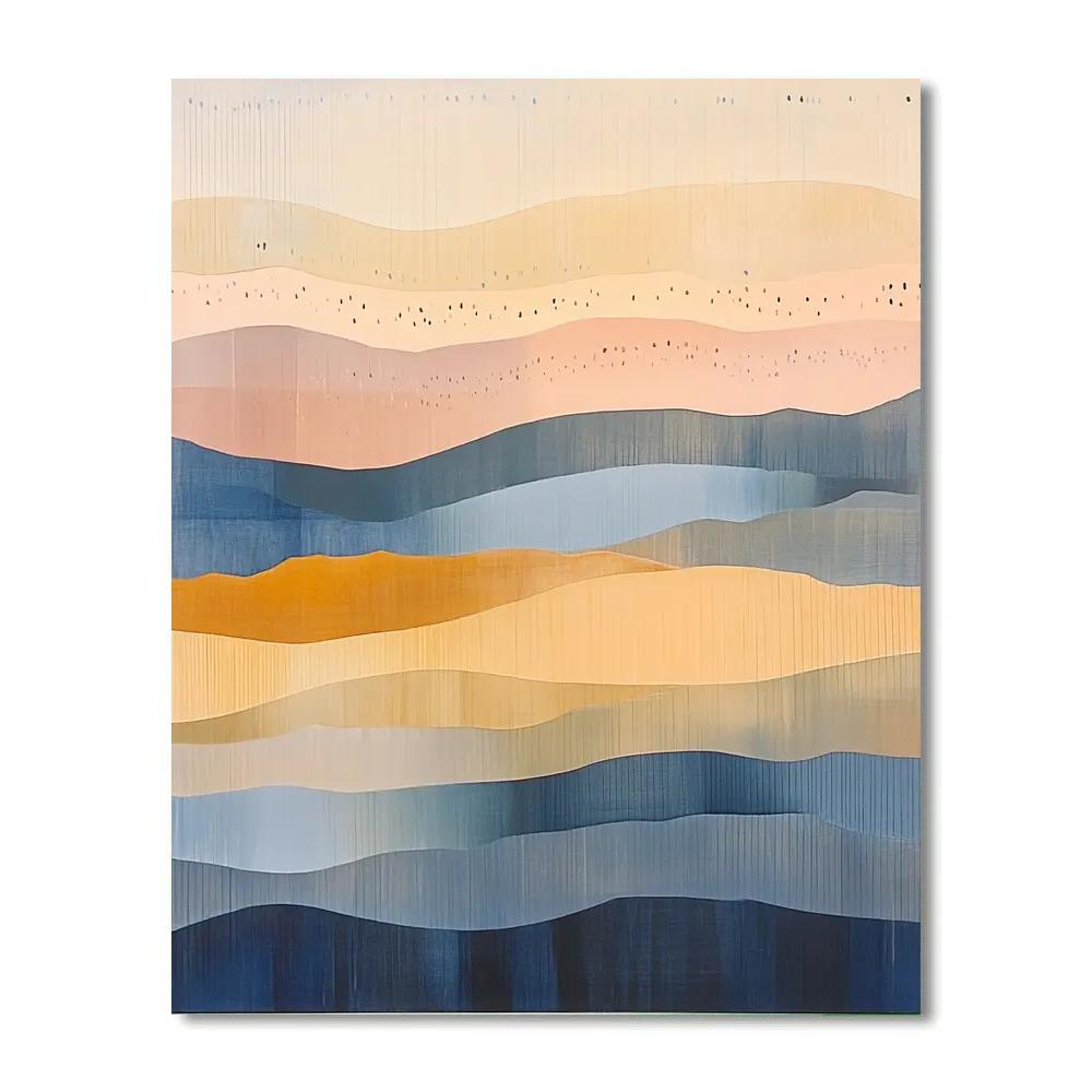 Paul Klee Inspired Rhythms Of Silent Horizons paint by numbers