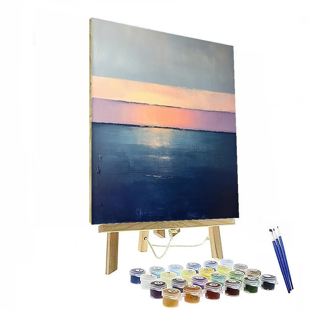 Mark Rothko Inspired Tidal Echoes Of Dusk Painting by numbers kit