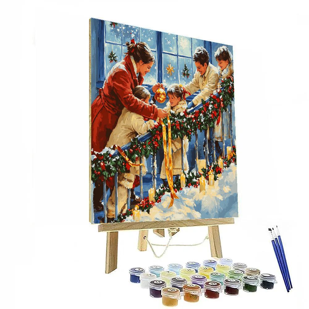 Midnight Garland Gathering Paint by numbers kits