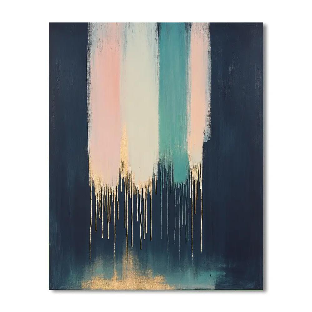 Edgar Degas Inspired Celestial Reflections Of Rain DIY paint by numbers