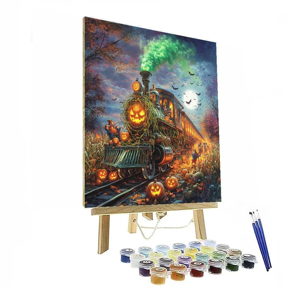 Harvest Train Halloween Special painting number kit