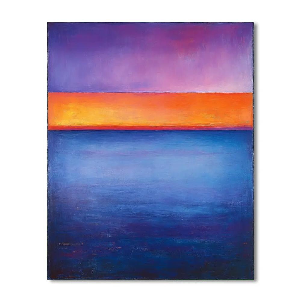 Rothko Inspired Twilight Over The Ocean Painting by numbers kit