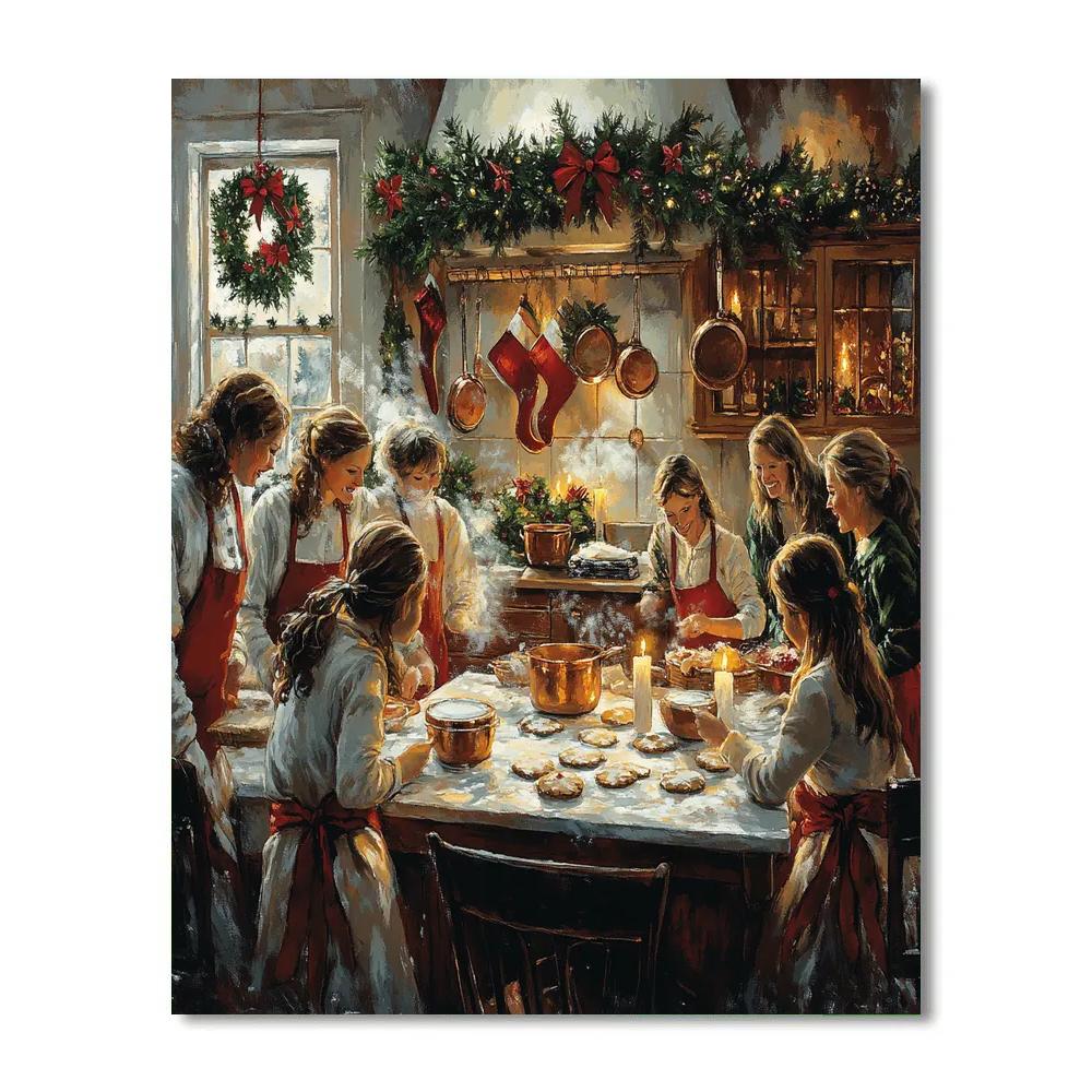 Candlelit Carol Kitchen paint by color