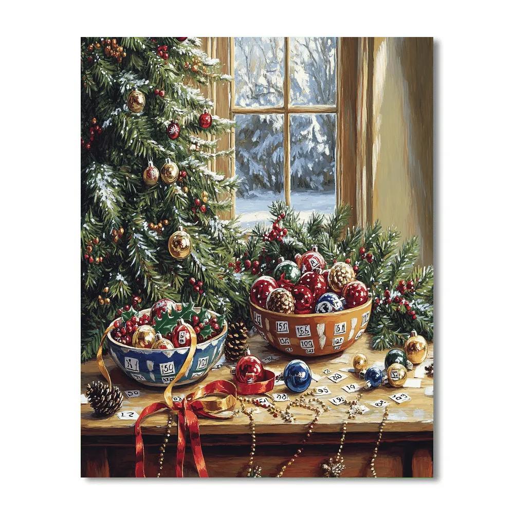 Ornament Crafting Afternoon paint by numbers