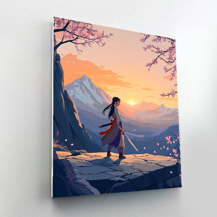 Mulan Mountain Training Dawn Disney Inspired Paint by numbers kits