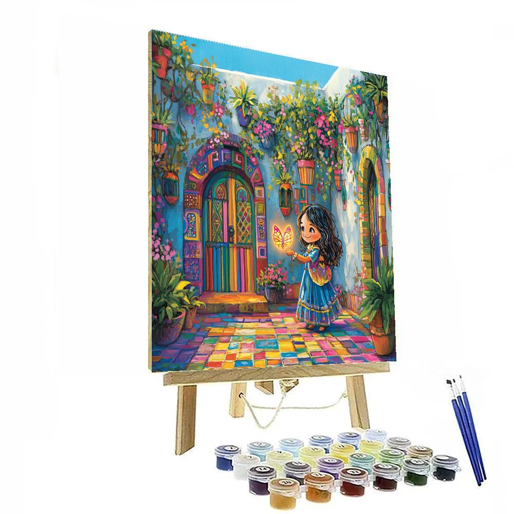Mirabel Magical Courtyard Discovery Disney Inspired Paint by numbers art