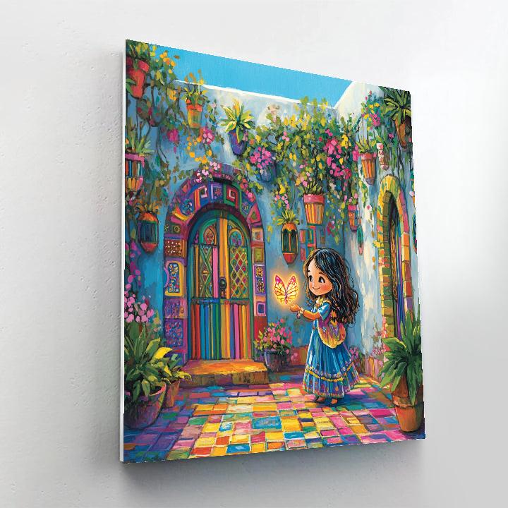 Mirabel Magical Courtyard Discovery Disney Inspired Paint by numbers art