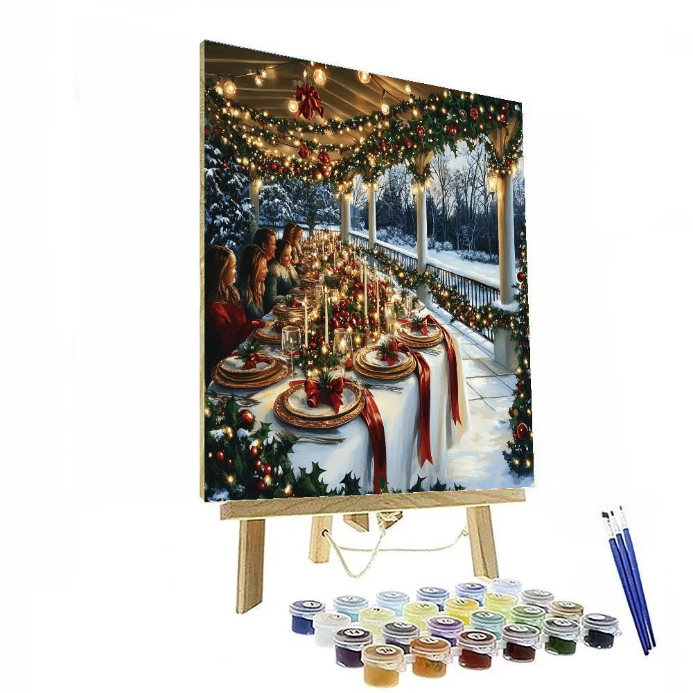 Twinkle Light Terrace Feast paint by color