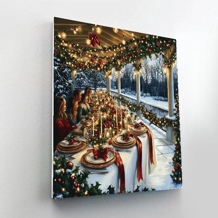 Twinkle Light Terrace Feast paint by color