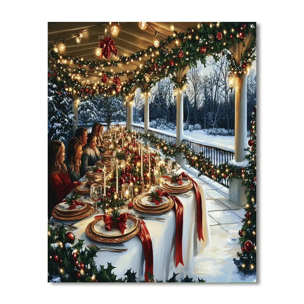 Twinkle Light Terrace Feast paint by color