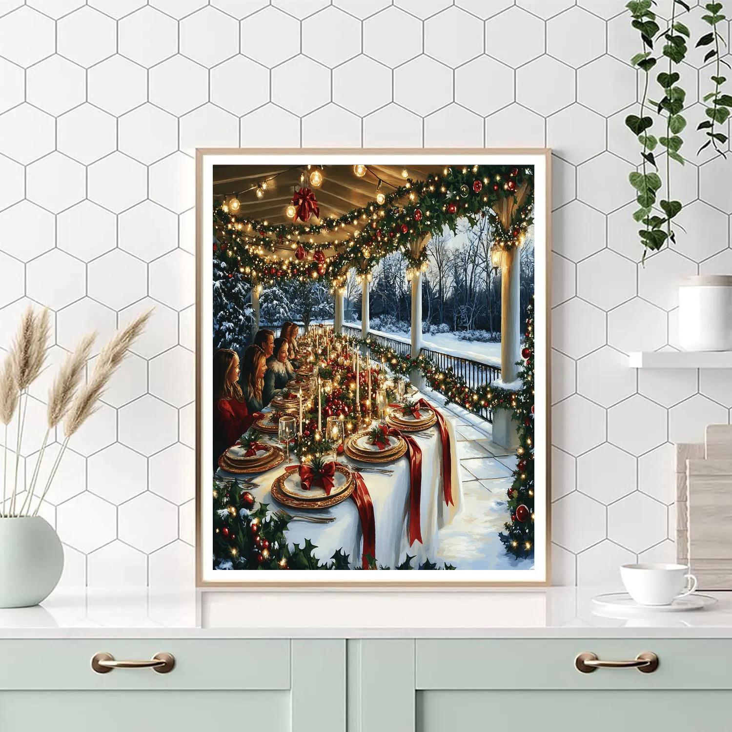 Twinkle Light Terrace Feast paint by color