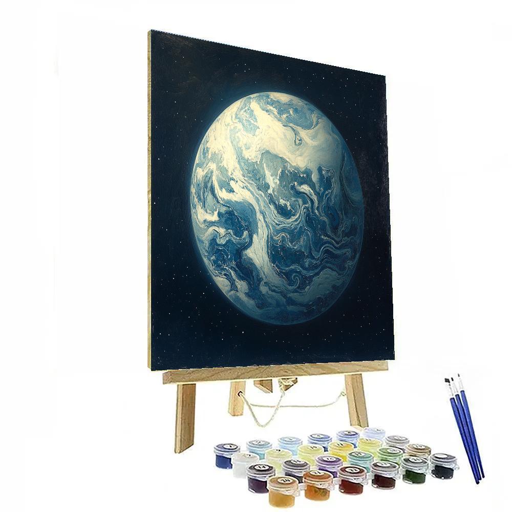 Michelangelo Inspired Celestial Tidal Sphere paint by color
