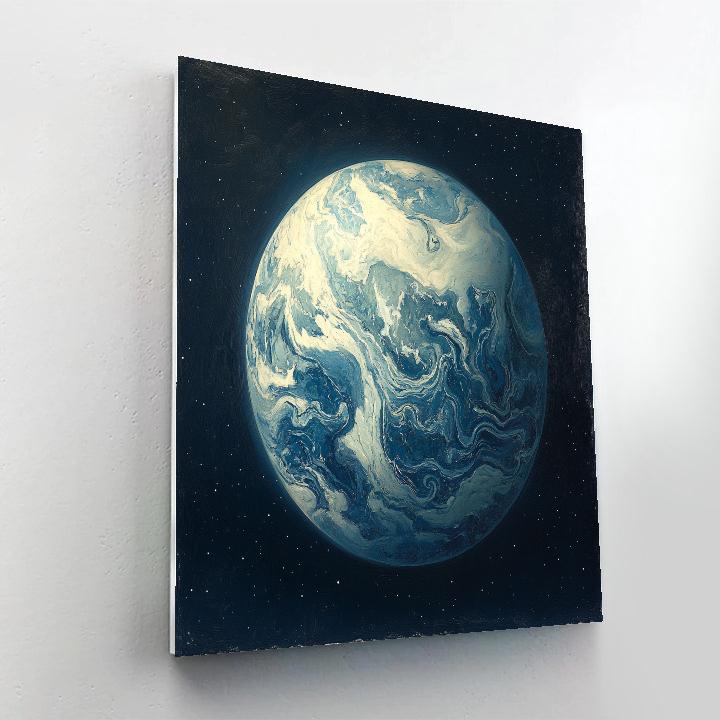 Michelangelo Inspired Celestial Tidal Sphere paint by color