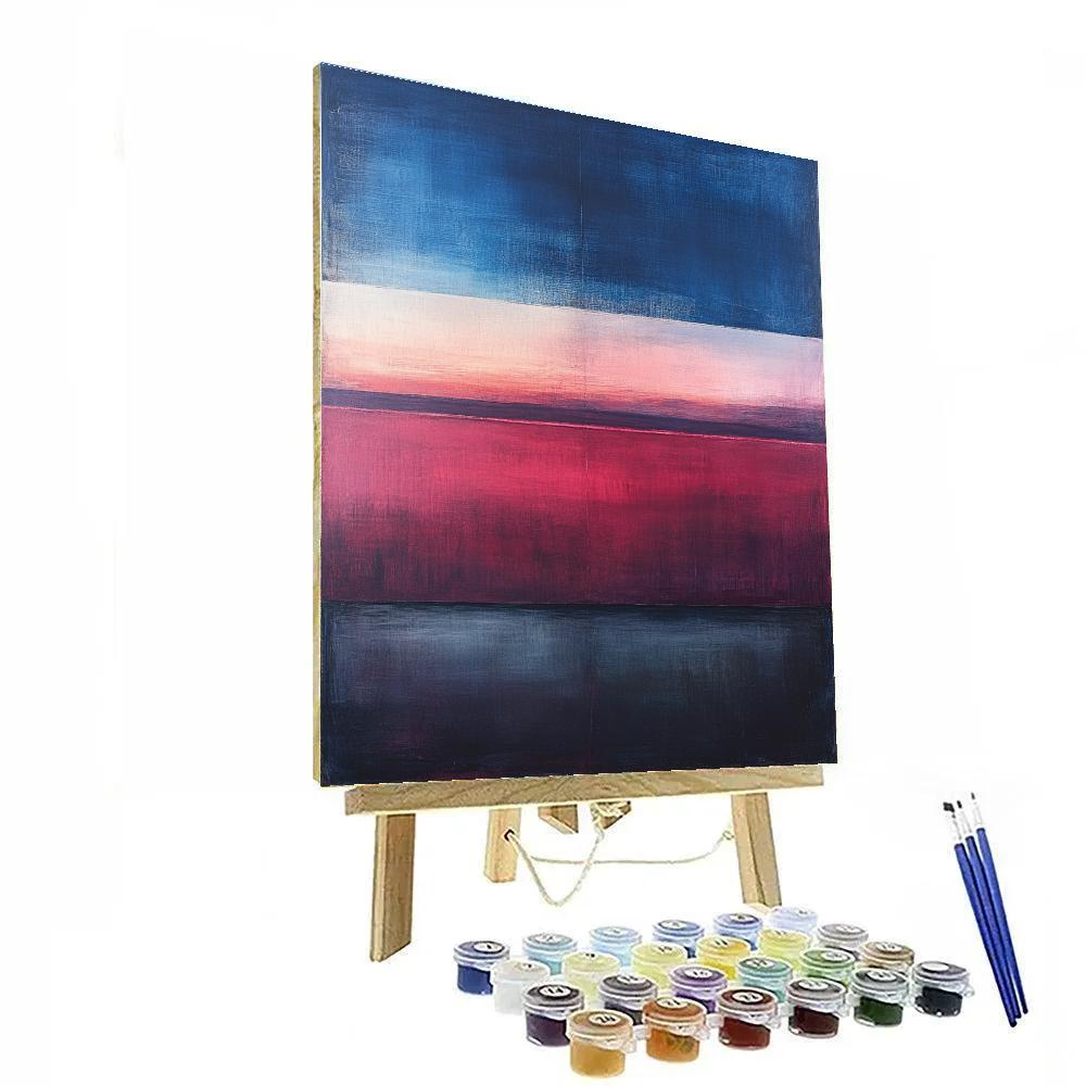 Mark Rothko Inspired Dusk Horizon painting number kit