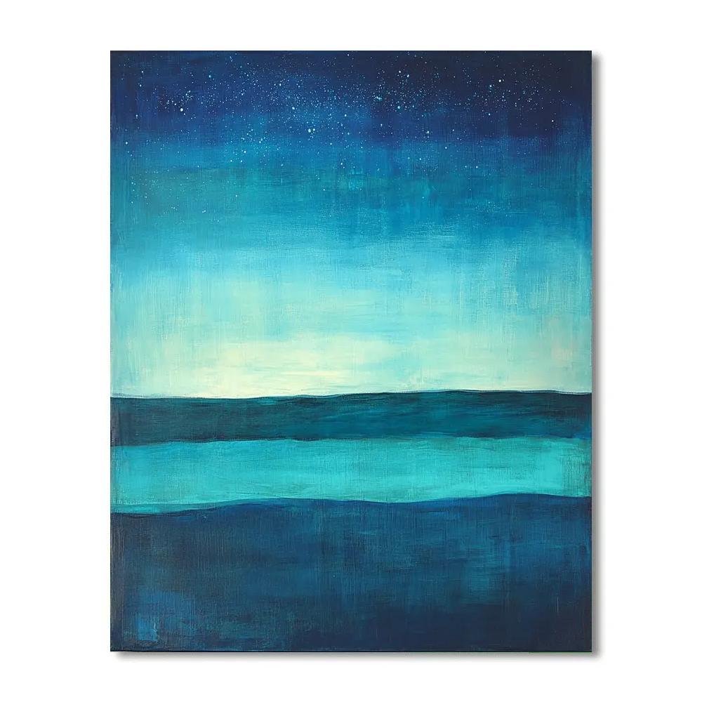 Mark Rothko Inspired Cosmic Tide Painting by numbers kit