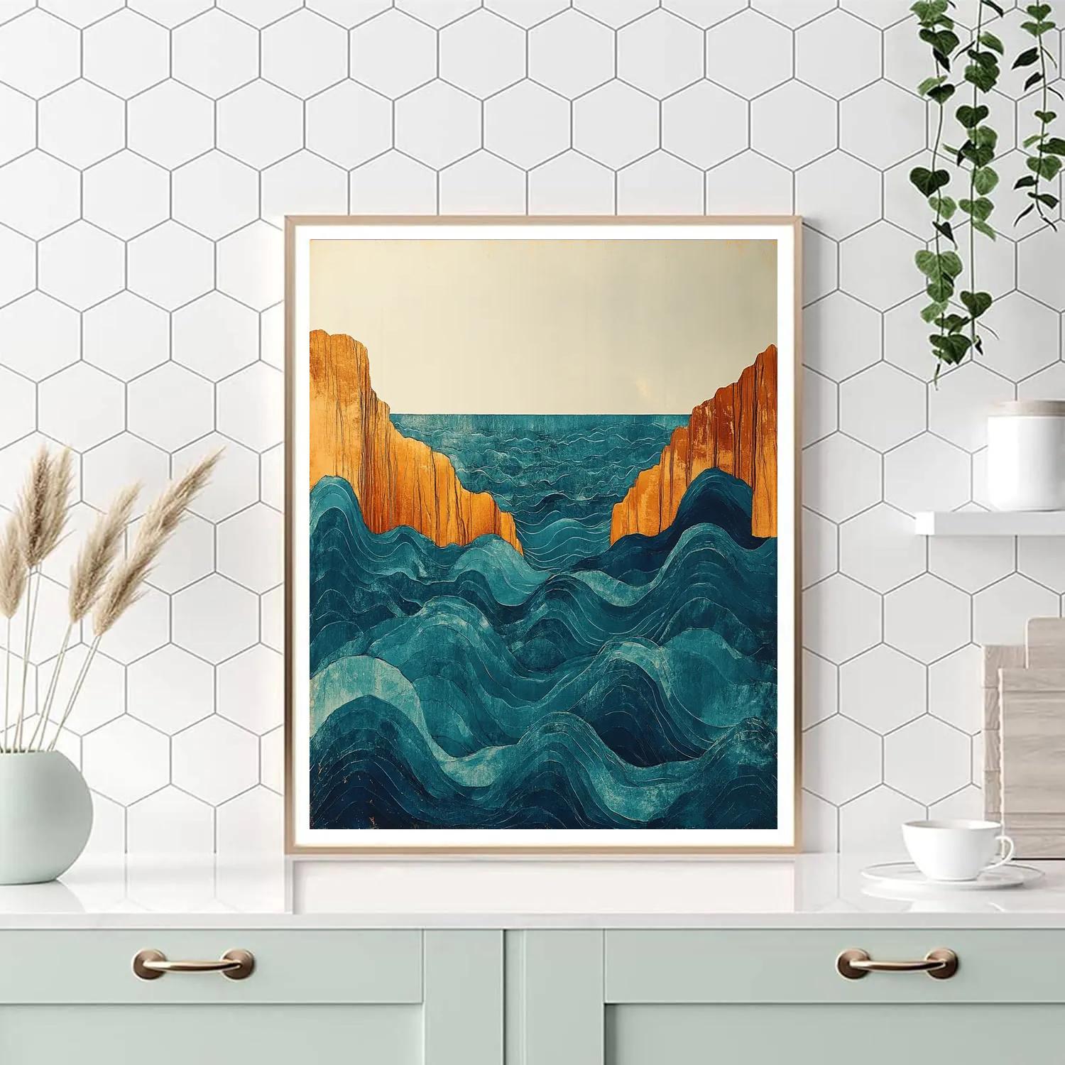 Max Ernst Inspired Tidal Dreamscape paint by numbers