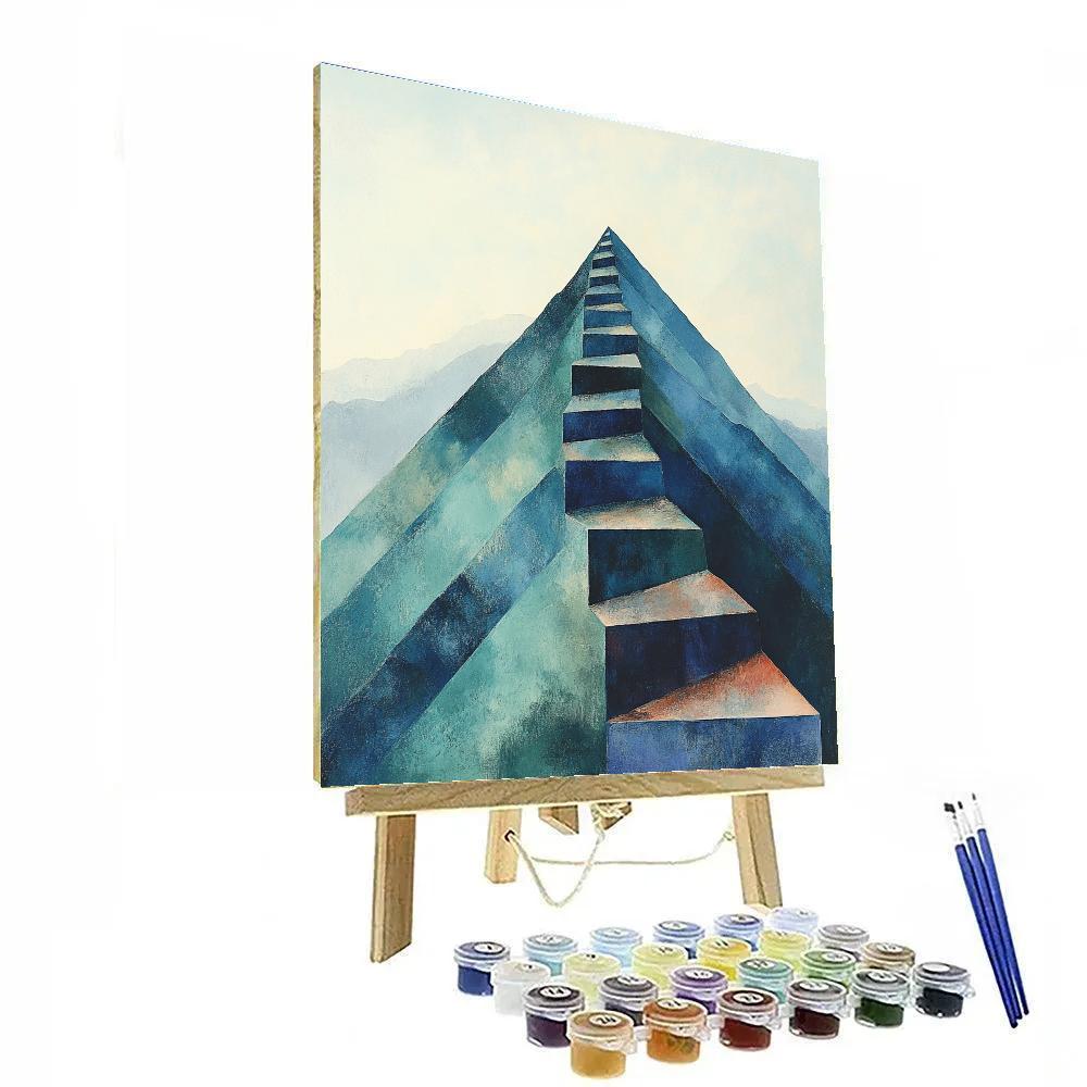 Paul Cézanne Inspired Mountain Of Shifting Facets paint by numbers