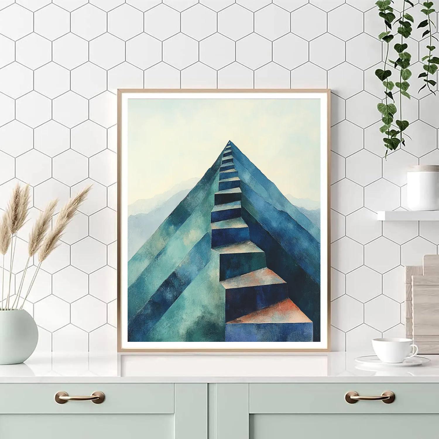 Paul Cézanne Inspired Mountain Of Shifting Facets paint by numbers
