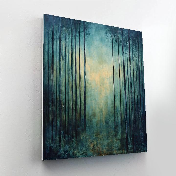 Max Ernst Inspired Subconscious Forest Weather DIY paint by numbers