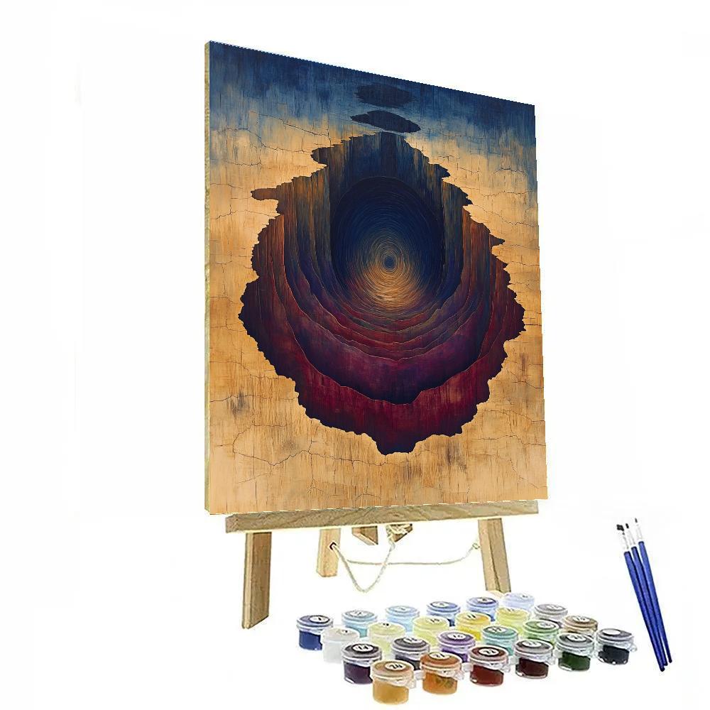 Max Ernst Inspired Cosmic Erosion Of Time Numbered painting kits