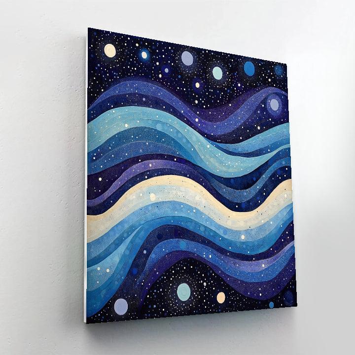 Georges Seurat Inspired Celestial Color Drift Numbered painting kits