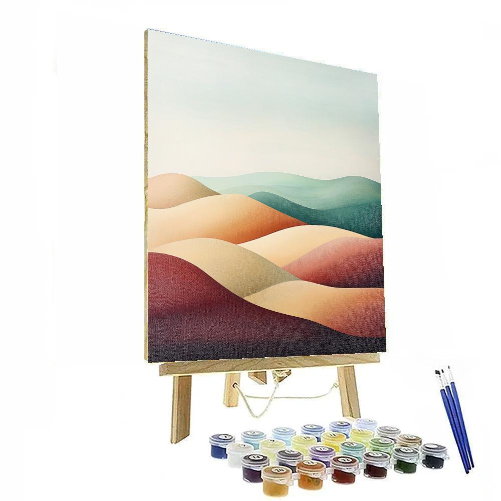 Georges Seurat Inspired Chromatic Dune Echoes paint by numbers