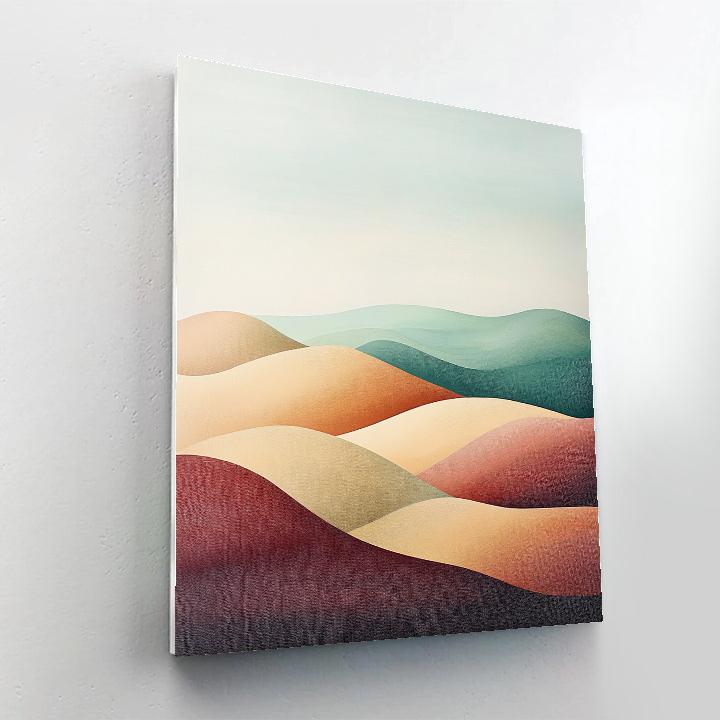 Georges Seurat Inspired Chromatic Dune Echoes paint by numbers