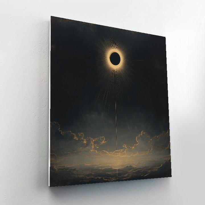Caravaggio Inspired Solar Eclipse Halo Numbered painting kits