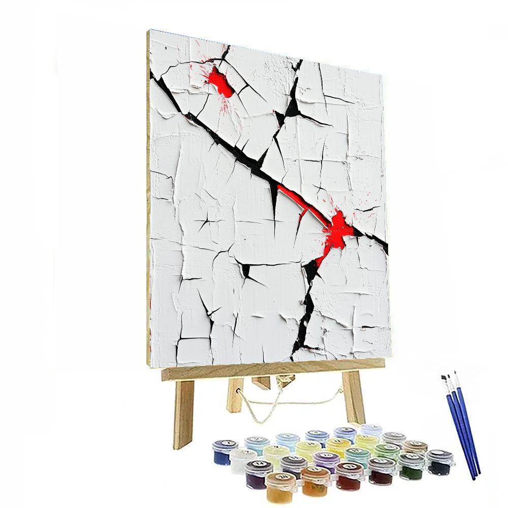 Banksy Inspired Borders Without Faces paint by color