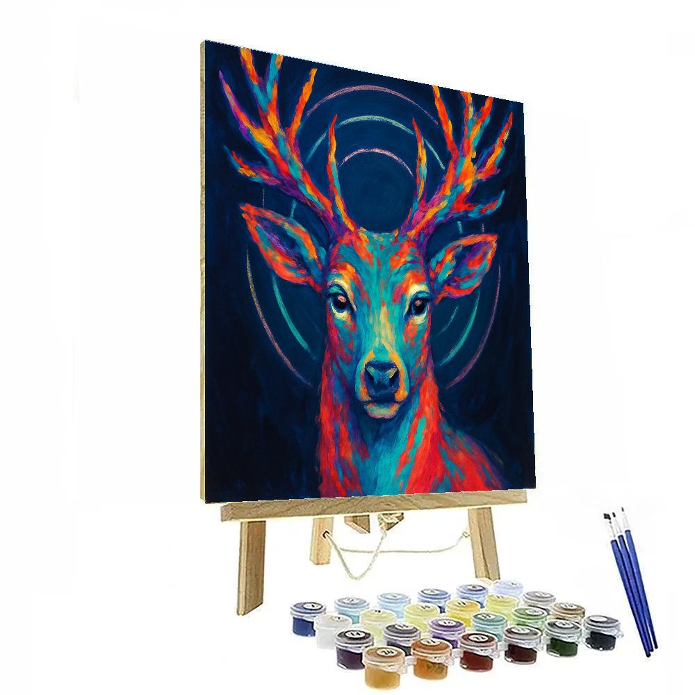 Spectrum Antlers Deer Aura paint by color