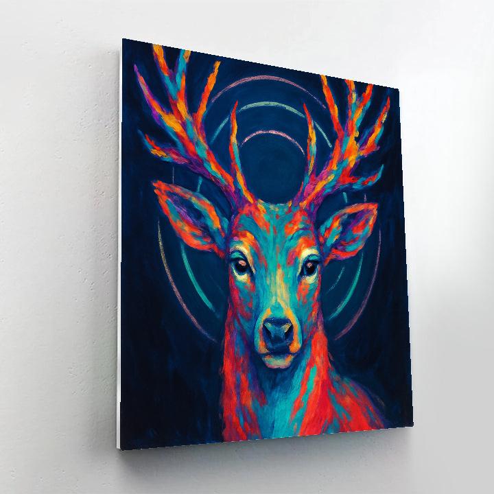 Spectrum Antlers Deer Aura paint by color