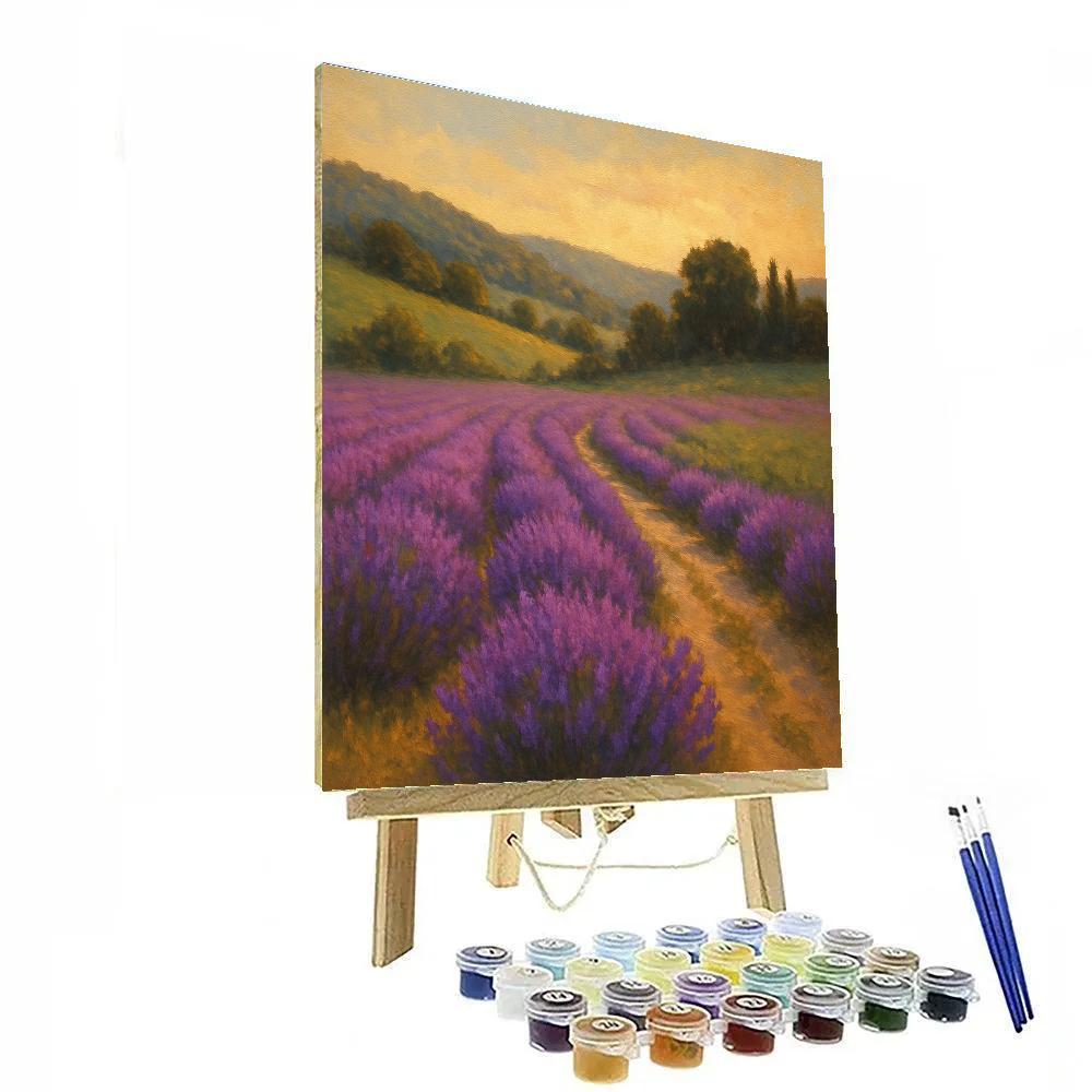 Lavender Path To The Hills Paint by numbers kits