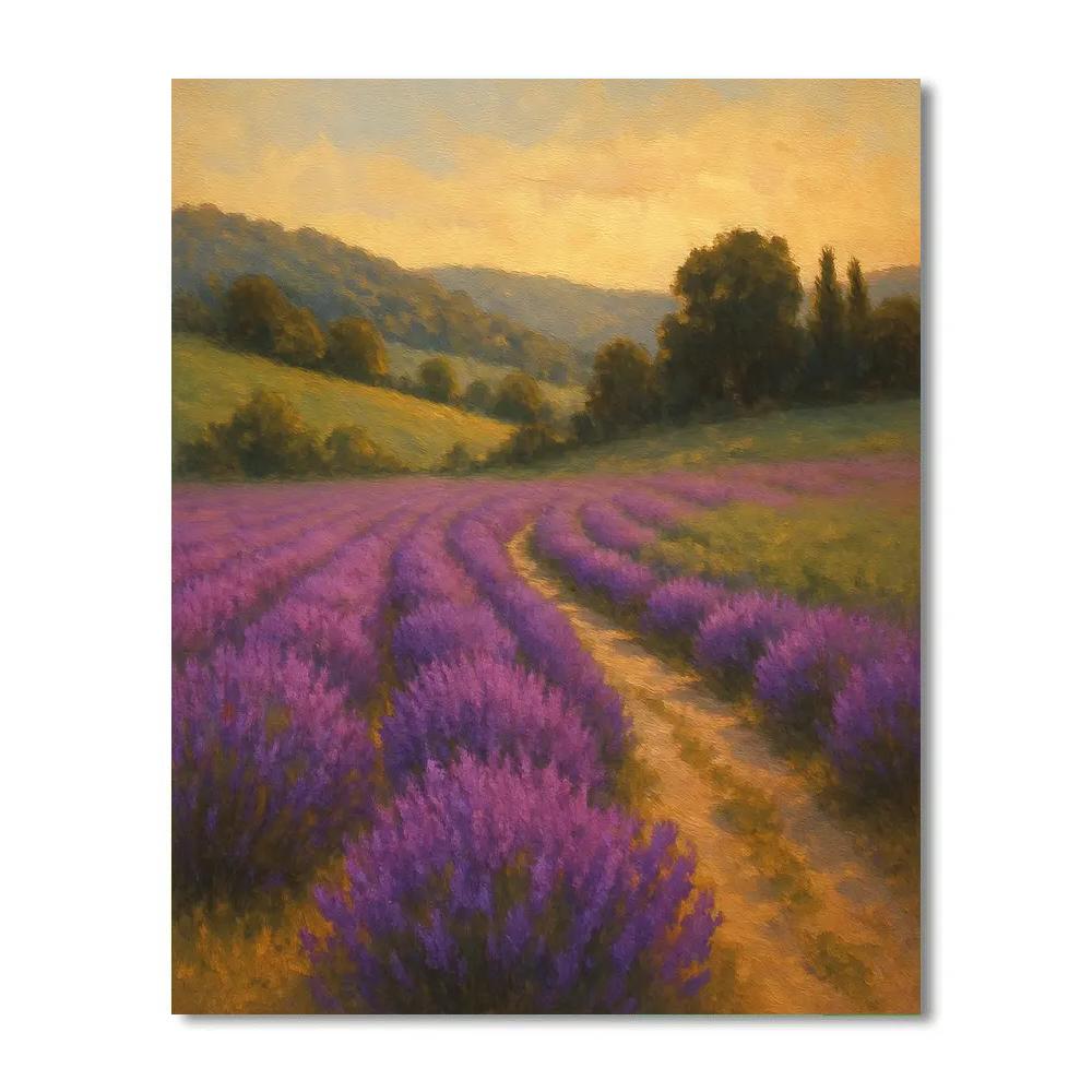 Lavender Path To The Hills Paint by numbers kits