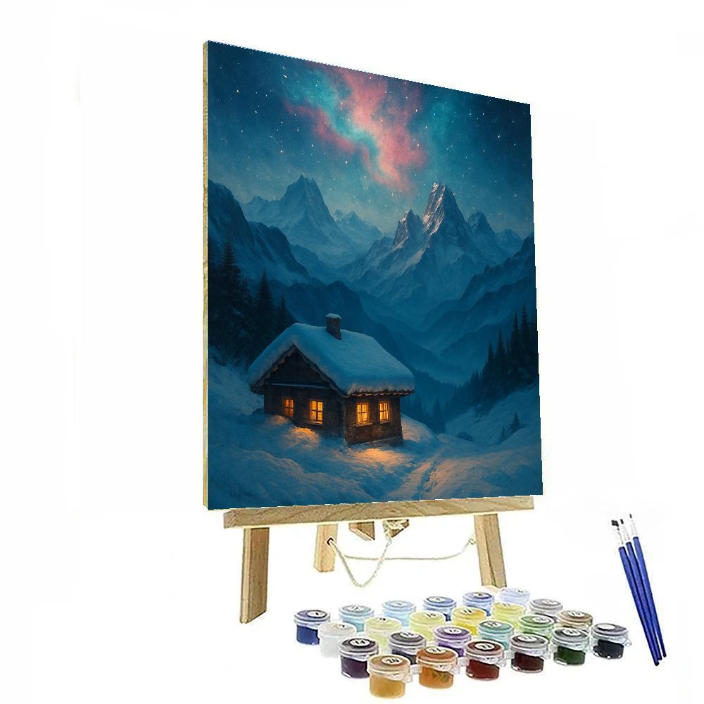 Nebula Glow Mountain Chalet paint by color