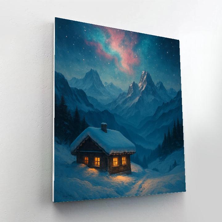Nebula Glow Mountain Chalet paint by color