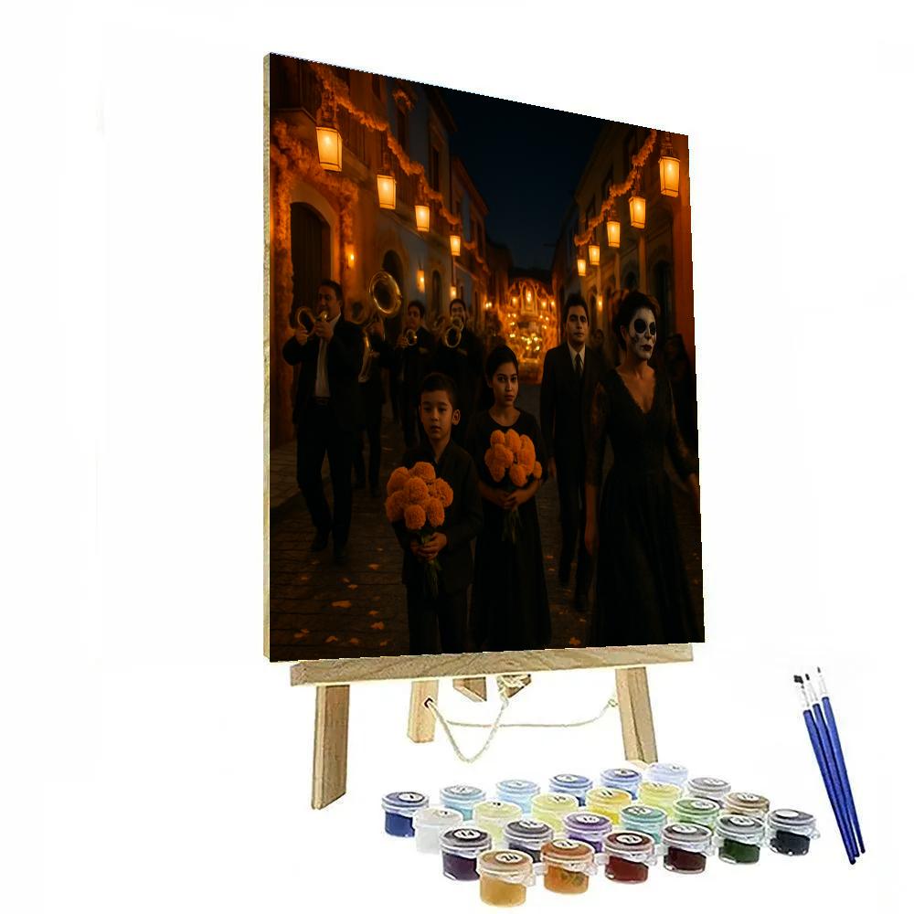 Day Of The Dead Night Parade In Oaxaca Paint by numbers art