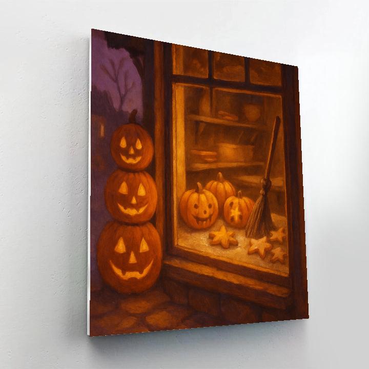 Harvest Broomstick Bakery Window paint by color
