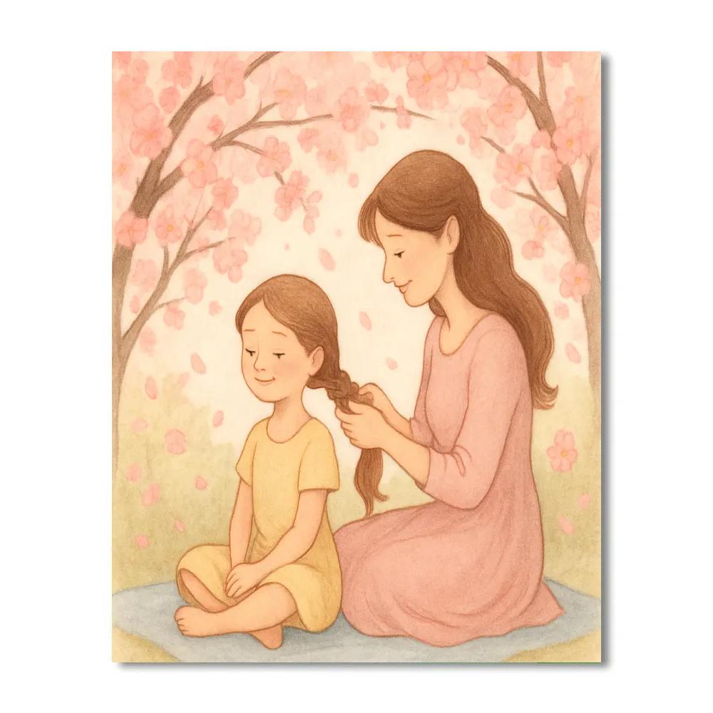 Under The Cherry Blossom Canopy Paint by numbers kits