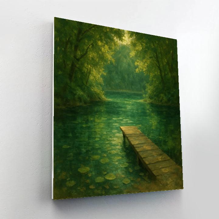 Hidden Dock In The Emerald Cove DIY paint by numbers