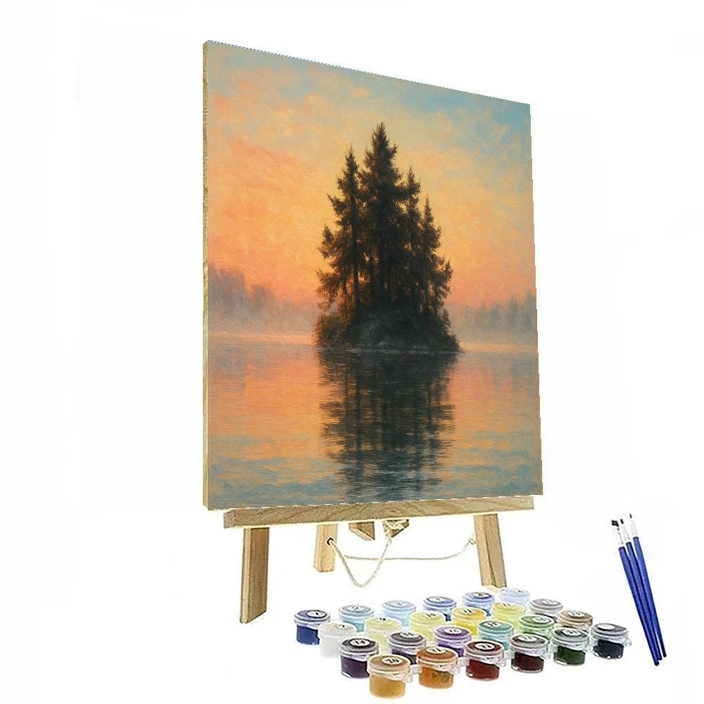 Sunrise Over The Island Pines paint by color