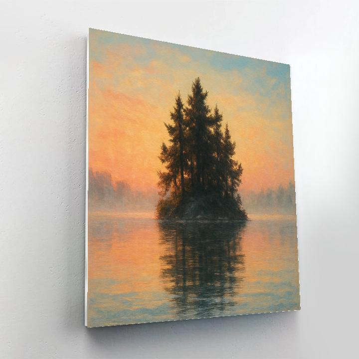 Sunrise Over The Island Pines paint by color