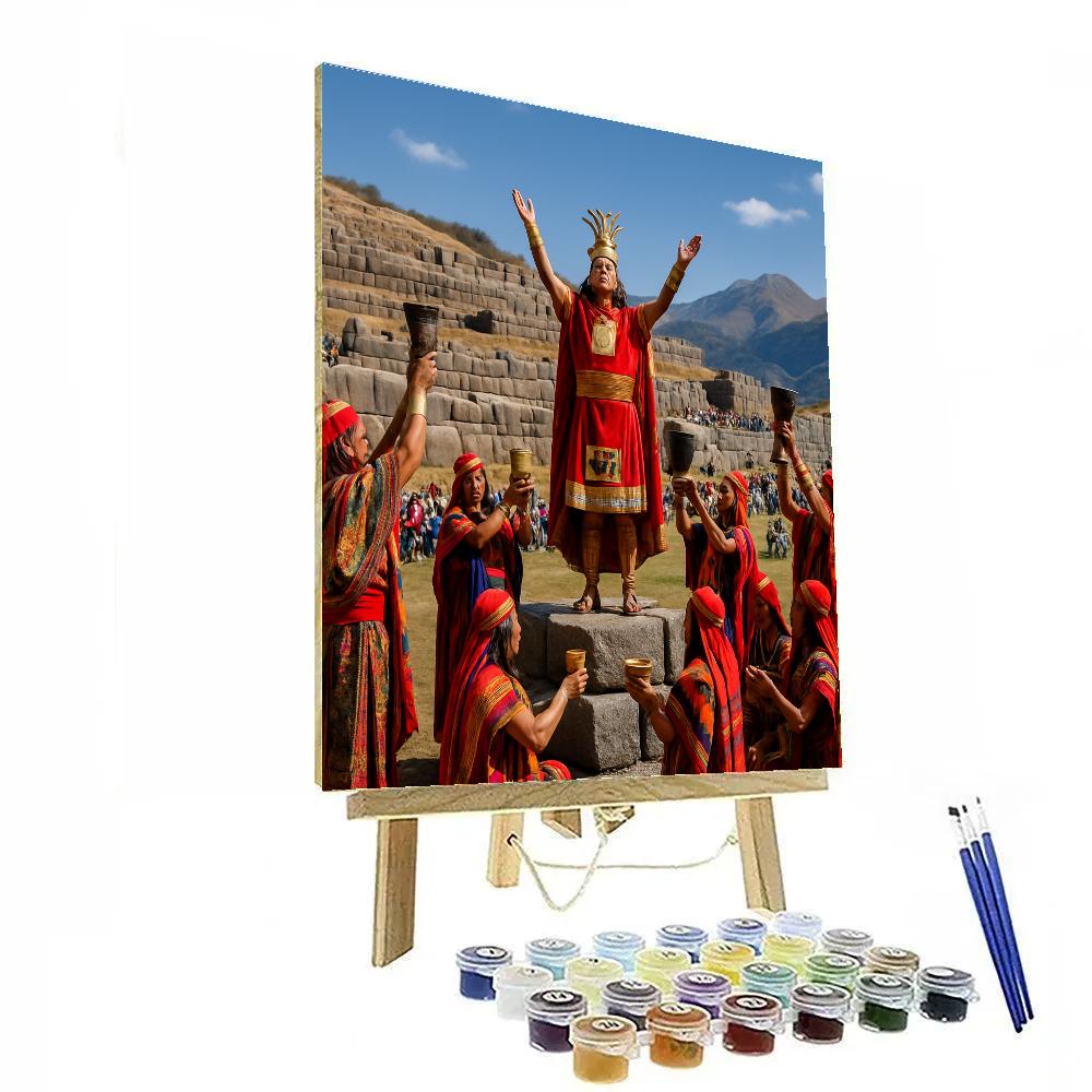 Inti Raymi Sun Festival At Sacsayhuaman paint by number