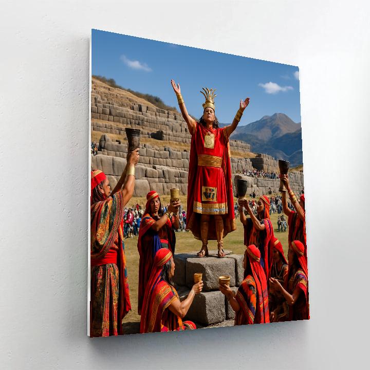Inti Raymi Sun Festival At Sacsayhuaman paint by number