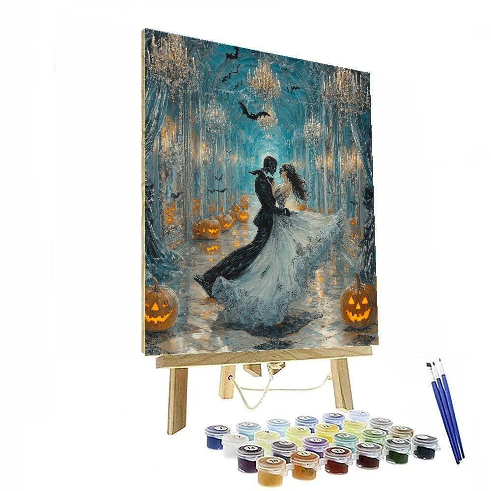 Masquerade Waltz In A Haunted Ballroom paint by color
