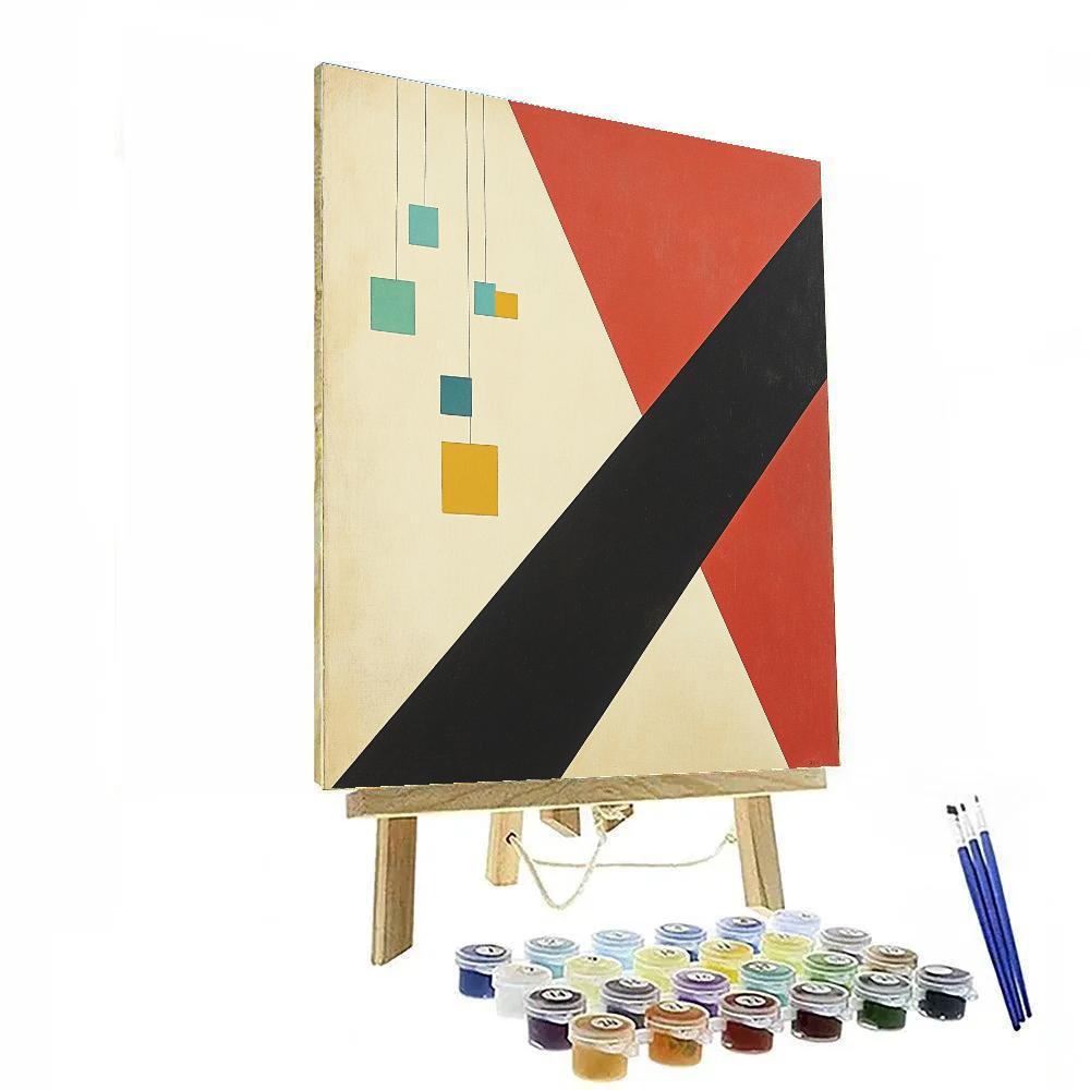 Kazimir Malevich Inspired Fractured Horizon painting number kit
