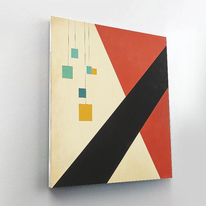 Kazimir Malevich Inspired Fractured Horizon painting number kit
