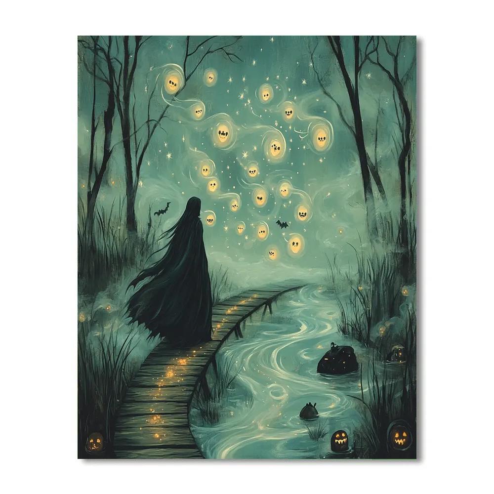 Echo Lanterns Of The Spooky Marsh Paint by numbers kits