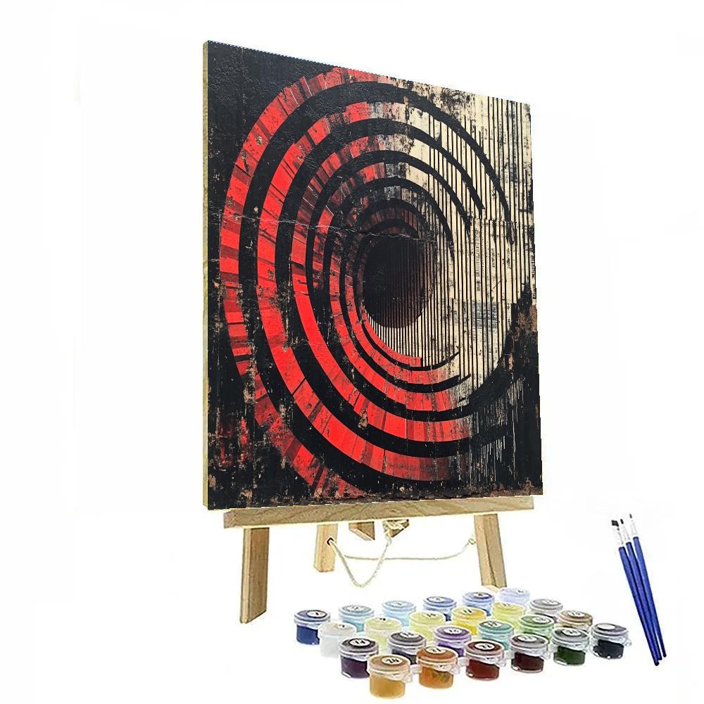 Banksy Inspired Consumerism Black Hole paint by color